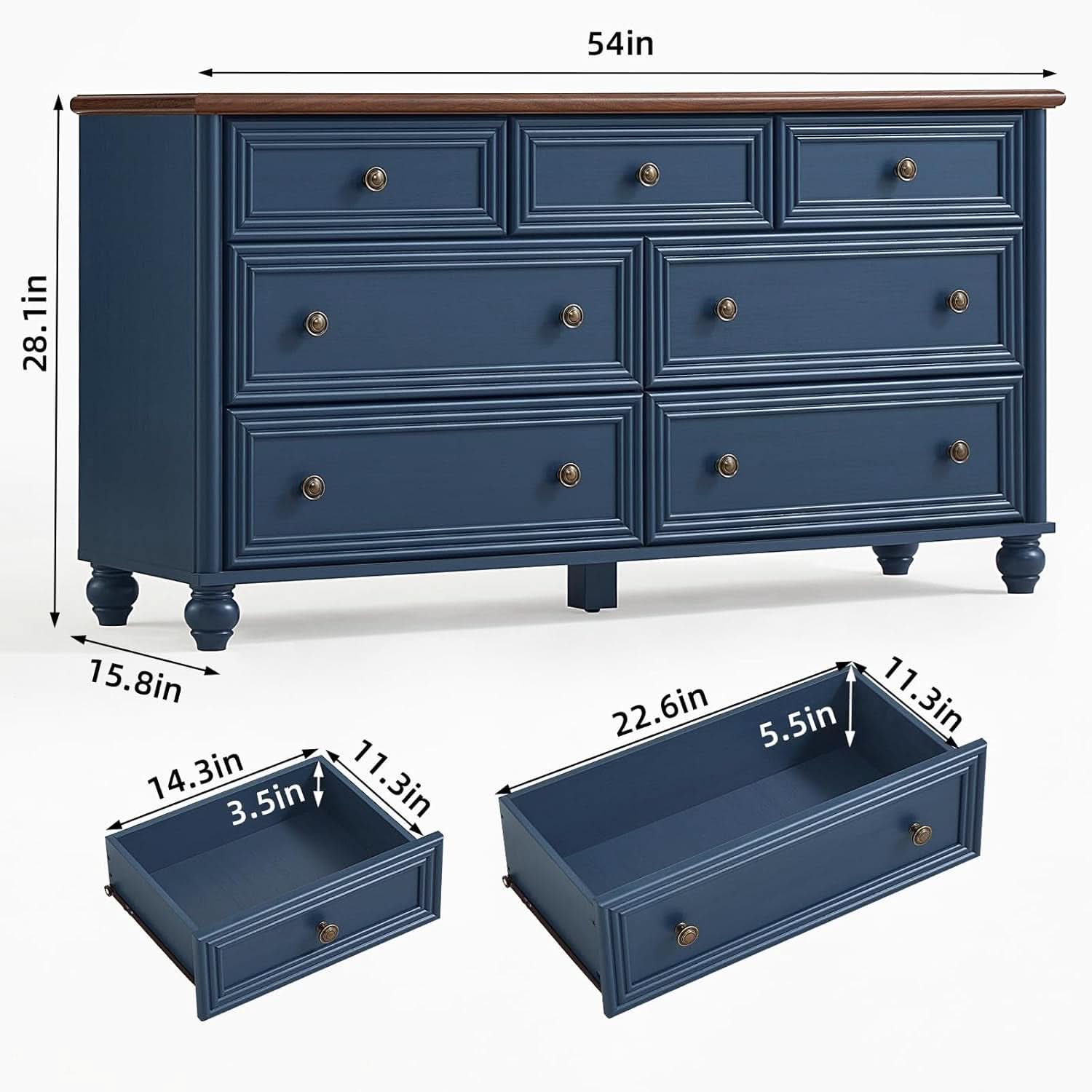 Rustic Oakwood Dresser
