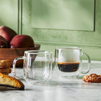 Sorrento plus 2-Pc Double-Wall Glass Espresso Mug Set