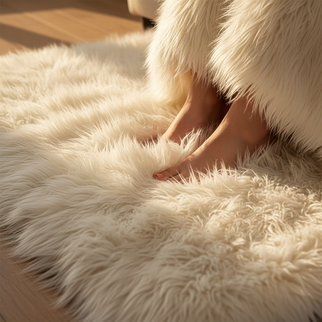 Faux Fur Rug - Texture